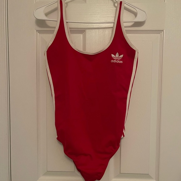 Adidas Red Bodysuit - Picture 1 of 7